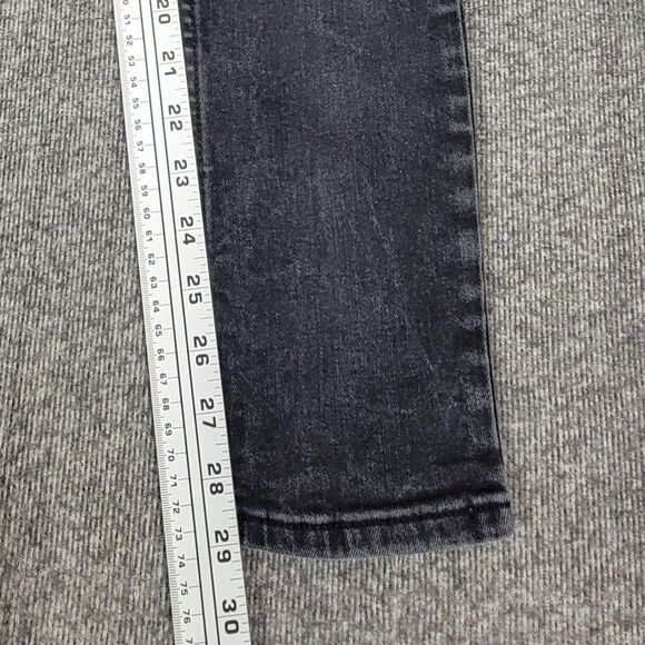 Levis 510 Jeans Boys 16 Regular 28x29* Black Skinny Elastic Adjustable Waist - Picture 6 of 13